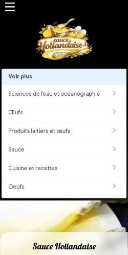Forhåndsvisning af Sauce Hollandaise Maison, opført til udgivelse af sponsorerede artikler