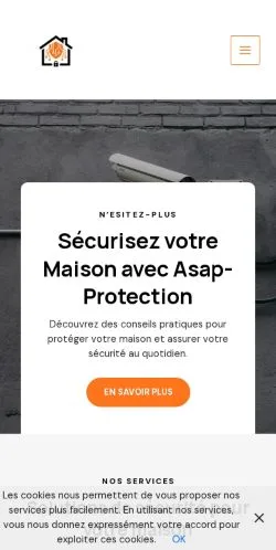Anteprima del sito Asap-Protection, referenziato per la pubblicazione di articoli sponsorizzati