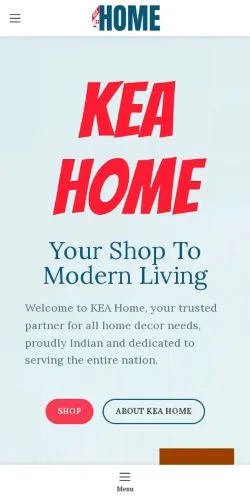 スポンサード記事の掲載先として登録されたKEA Homeのサイトプレビュー