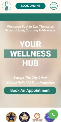 Anteprima del sito atozentherapies.com, referenziato per la pubblicazione di articoli sponsorizzati
