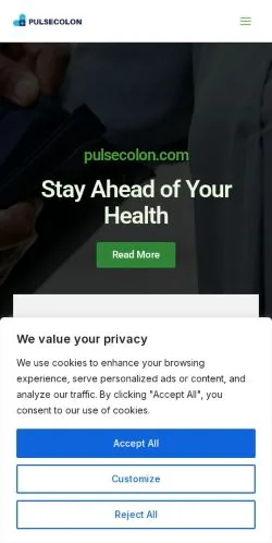 Forhåndsvisning af Pulse Colon, opført til udgivelse af sponsorerede artikler