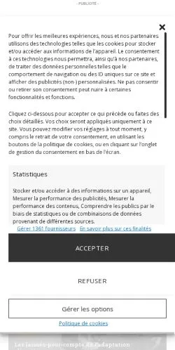 Vorschau der Website Pieuvre, gelistet für die Veröffentlichung gesponserter Artikel