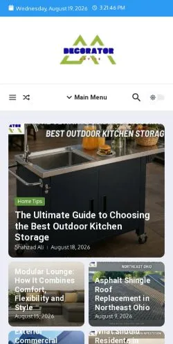 Anteprima del sito Decorator Advice, referenziato per la pubblicazione di articoli sponsorizzati