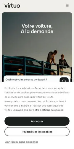 Anteprima del sito Virtuo Car Rental, referenziato per la pubblicazione di articoli sponsorizzati