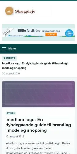 Anteprima del sito Skægpleje Stil & Grooming, referenziato per la pubblicazione di articoli sponsorizzati