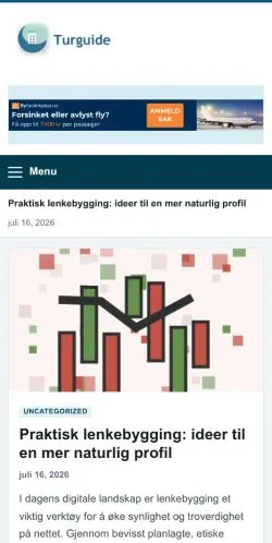 Anteprima del sito turguide.top, referenziato per la pubblicazione di articoli sponsorizzati