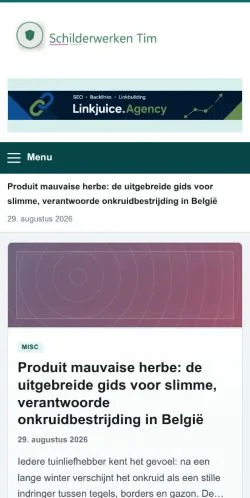 Anteprima del sito Schilderwerken Tim, referenziato per la pubblicazione di articoli sponsorizzati