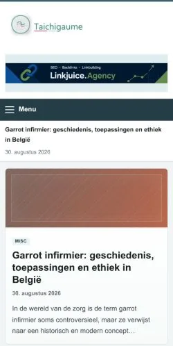 Anteprima del sito Taichigaume, referenziato per la pubblicazione di articoli sponsorizzati