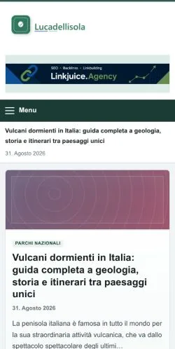 Anteprima del sito Lucadellisola, referenziato per la pubblicazione di articoli sponsorizzati