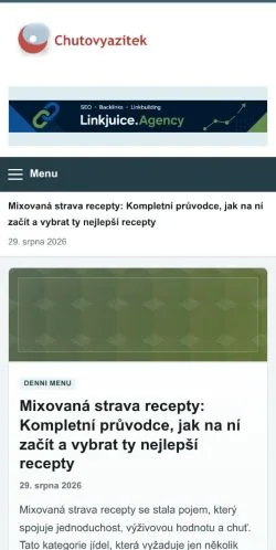 Anteprima del sito Chutovyazitek, referenziato per la pubblicazione di articoli sponsorizzati
