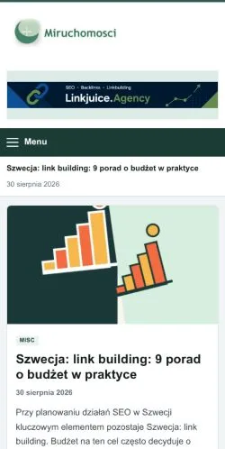 Anteprima del sito Miruchomosci, referenziato per la pubblicazione di articoli sponsorizzati