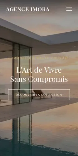 Aperçu du site Agence Imora, référencé pour publier un article sponsorisé