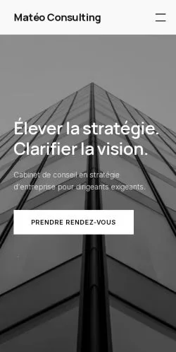 Vorschau der Website Matéo Consulting, gelistet für die Veröffentlichung gesponserter Artikel