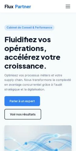 스폰서 기사 게재 매체로 등록된 Flux Partner 사이트 미리보기