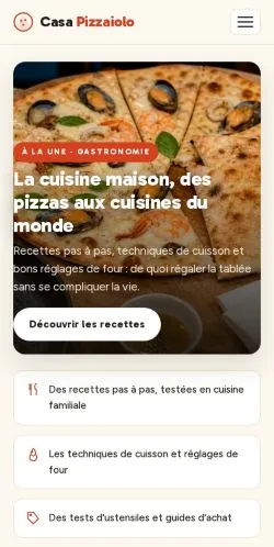 Vorschau der Website Casa Pizzaiolo, gelistet für die Veröffentlichung gesponserter Artikel