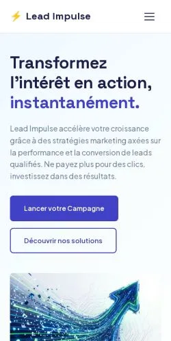 Vorschau der Website Lead Impulse, gelistet für die Veröffentlichung gesponserter Artikel