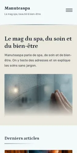 Vorschau der Website Manuteaspa Le Mag, gelistet für die Veröffentlichung gesponserter Artikel