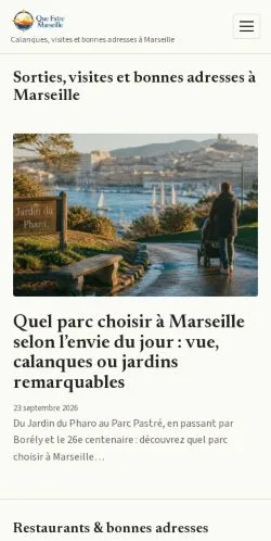 Vorschau der Website Marseille Authentique, gelistet für die Veröffentlichung gesponserter Artikel