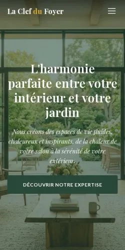 스폰서 기사 게재 매체로 등록된 La Clef Du Foyer 사이트 미리보기
