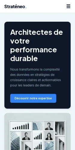 Anteprima del sito Straténeo Conseil, referenziato per la pubblicazione di articoli sponsorizzati