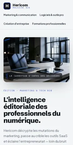 Vorschau der Website Hericom Analyses Numériques, gelistet für die Veröffentlichung gesponserter Artikel