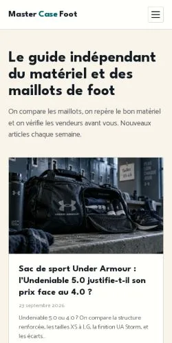 Vorschau der Website Master Case Foot, gelistet für die Veröffentlichung gesponserter Artikel