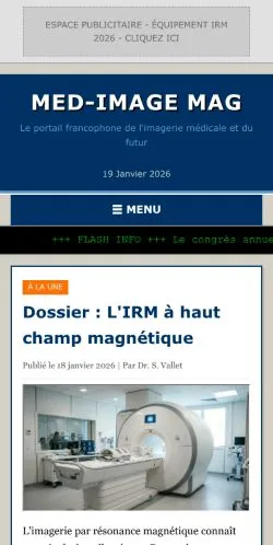 Vorschau der Website Med-Image Mag, gelistet für die Veröffentlichung gesponserter Artikel