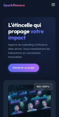 Vorschau der Website Sparkfluence, gelistet für die Veröffentlichung gesponserter Artikel