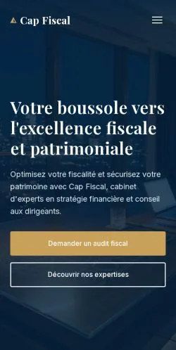 Vorschau der Website Cap Fiscal, gelistet für die Veröffentlichung gesponserter Artikel