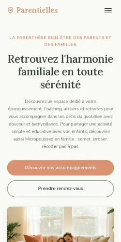 Vorschau der Website Parentielles, gelistet für die Veröffentlichung gesponserter Artikel