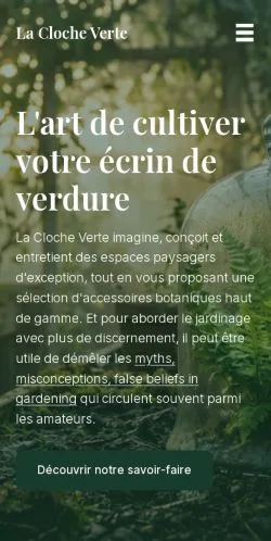 Aperçu du site La Cloche Verte, référencé pour publier un article sponsorisé