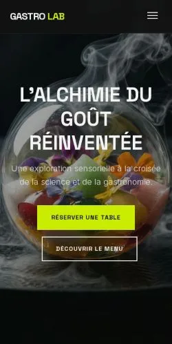 Aperçu du site Gastro Lab, référencé pour publier un article sponsorisé