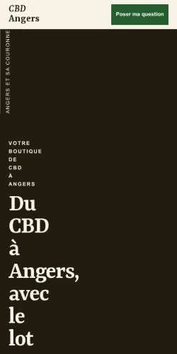 Vorschau der Website Boutique CBD Angers, gelistet für die Veröffentlichung gesponserter Artikel