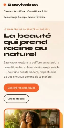 Vorschau der Website Basykabox, gelistet für die Veröffentlichung gesponserter Artikel