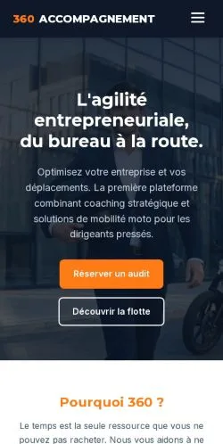 Vorschau der Website Accompagnement 360, gelistet für die Veröffentlichung gesponserter Artikel