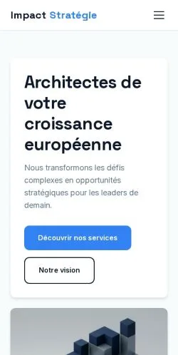 Vorschau der Website Impact Stratégie, gelistet für die Veröffentlichung gesponserter Artikel