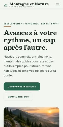 Anteprima del sito Montagne Et Nature, referenziato per la pubblicazione di articoli sponsorizzati