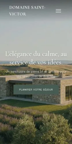 Anteprima del sito Domaine Saint-Victor, referenziato per la pubblicazione di articoli sponsorizzati