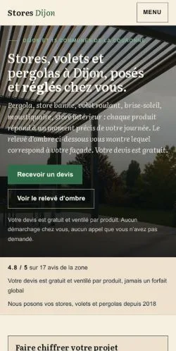 Vorschau der Website Stores Dijon, gelistet für die Veröffentlichung gesponserter Artikel