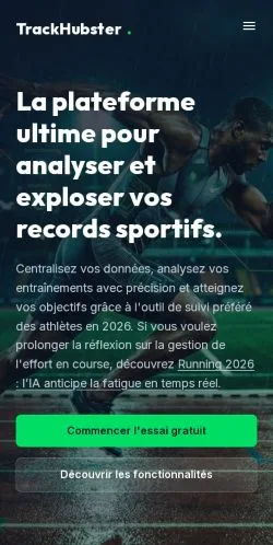 Vorschau der Website TrackHubster Performance, gelistet für die Veröffentlichung gesponserter Artikel
