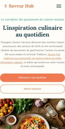 Forhåndsvisning af Saveur Hub, opført til udgivelse af sponsorerede artikler