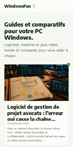Forhåndsvisning af Windows Fun, opført til udgivelse af sponsorerede artikler