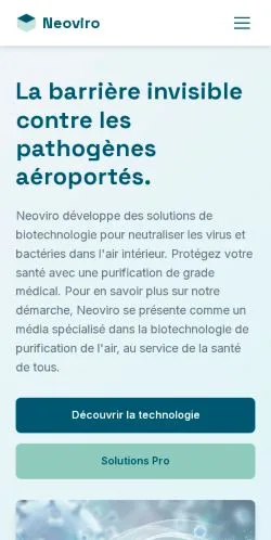 Aperçu du site Neoviro, référencé pour publier un article sponsorisé