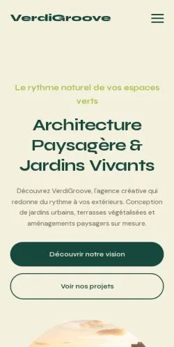 Preview of the VerdiGroove website, listed for sponsored article publication