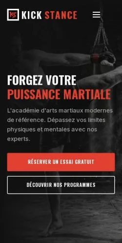 Vorschau der Website KickStance, gelistet für die Veröffentlichung gesponserter Artikel