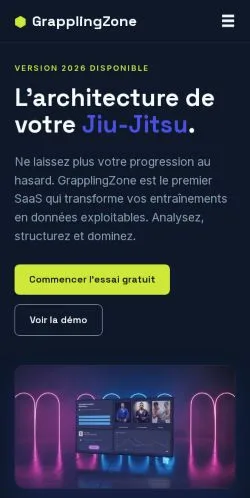 Preview of the GrapplingZone website, listed for sponsored article publication
