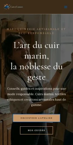 Forhåndsvisning af Cuir & Couture, opført til udgivelse af sponsorerede artikler
