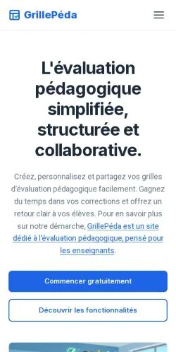 스폰서 기사 게재 매체로 등록된 Grille Péda 사이트 미리보기