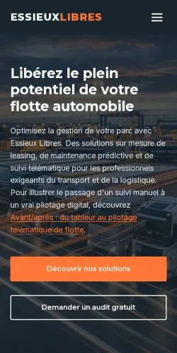 Vorschau der Website Essieux Libres, gelistet für die Veröffentlichung gesponserter Artikel