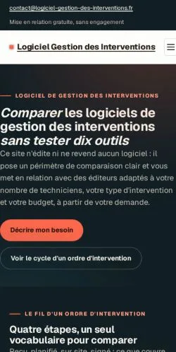Forhåndsvisning af Gestion Interventions Plus, opført til udgivelse af sponsorerede artikler